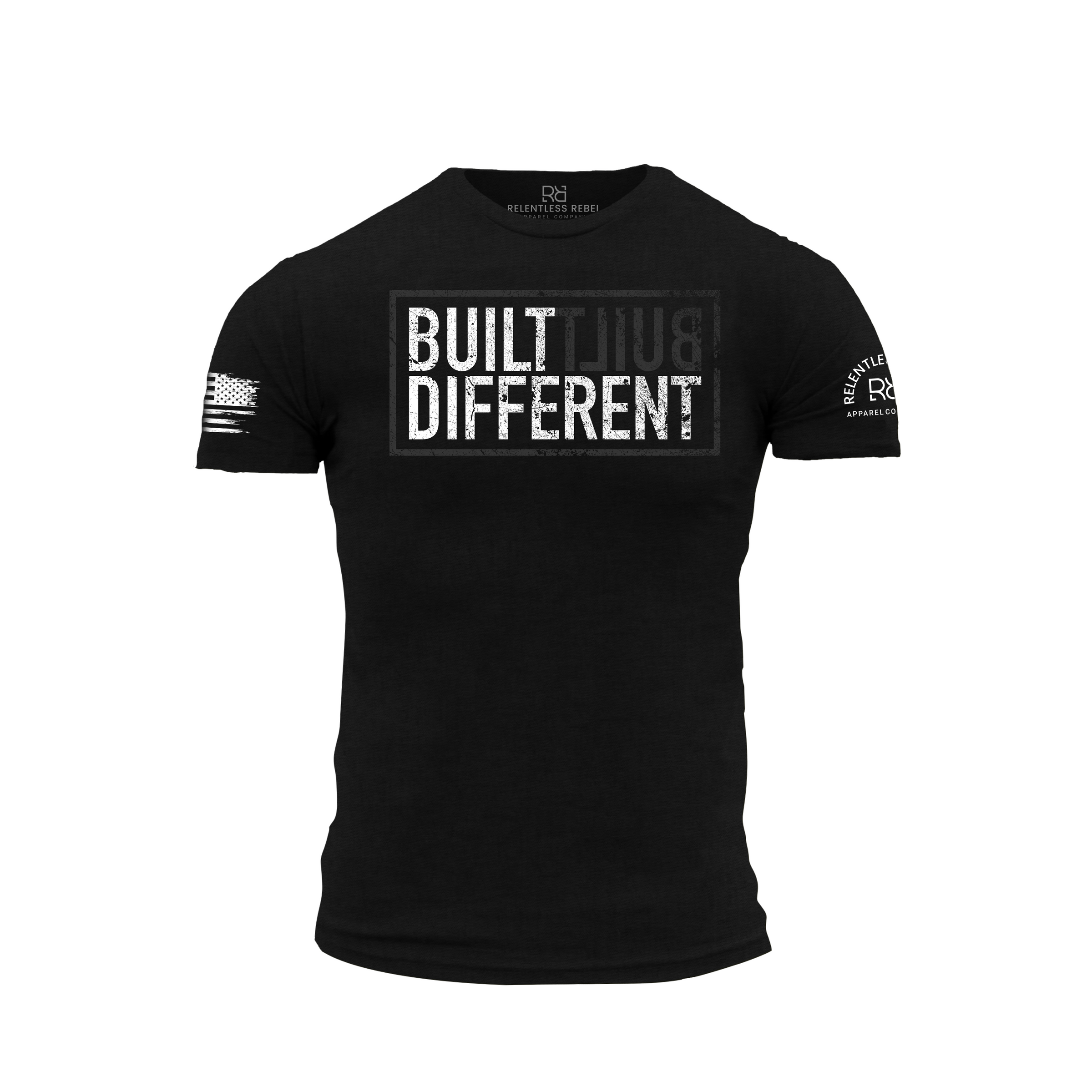 Black Built Different t-shirt