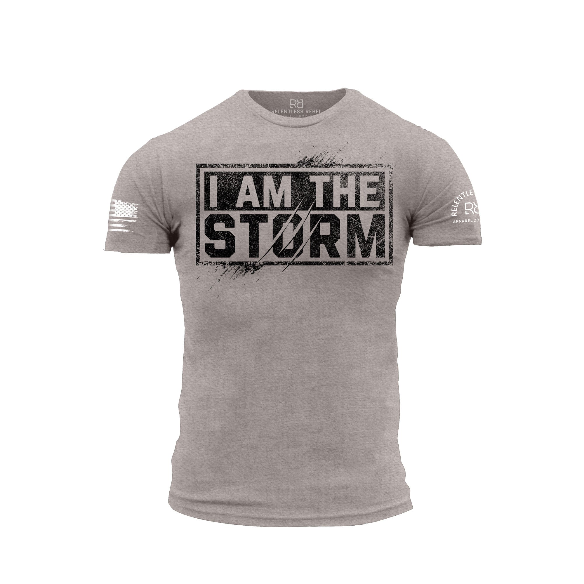 I Am The Storm front design t-shirt