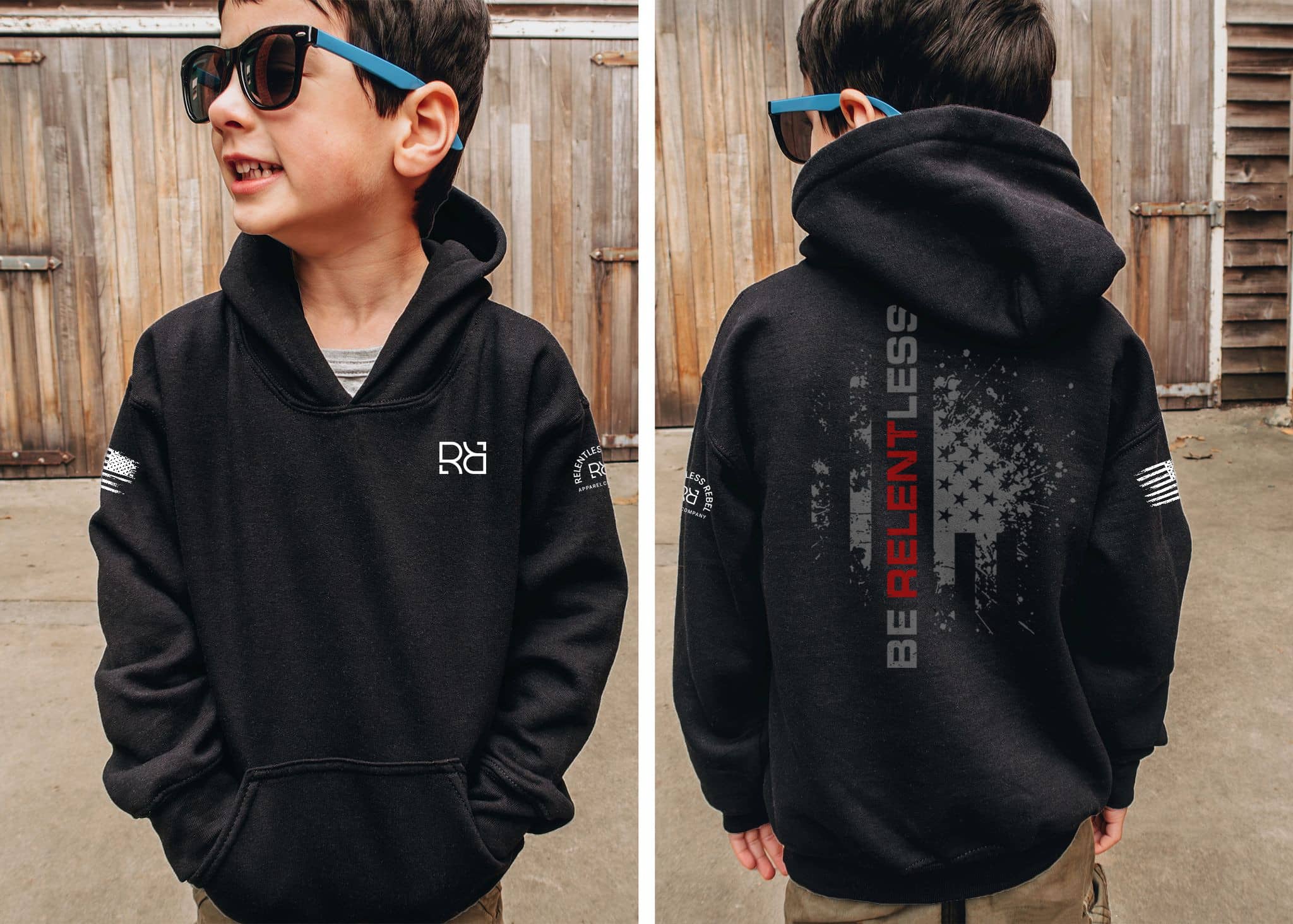 Youth Relentless Rebel hoodie