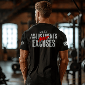 Make Adjustments Not Excuses | 3 | Premium Men's Tee