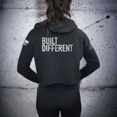 Built Different | Women's Cropped Hoodie
