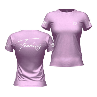 Prism Lilac Women's Fearless Back Design Tee