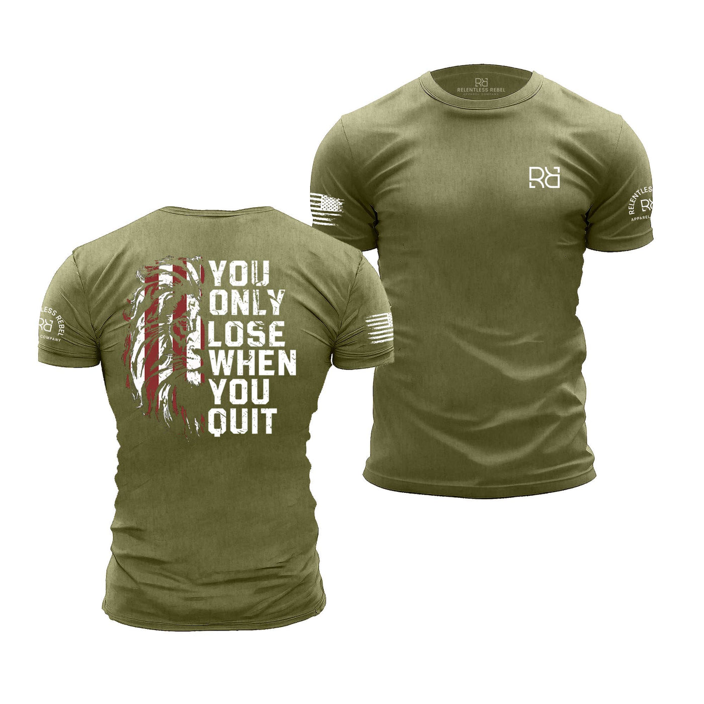 You only Lose When You Quit | Premium Men's Tee