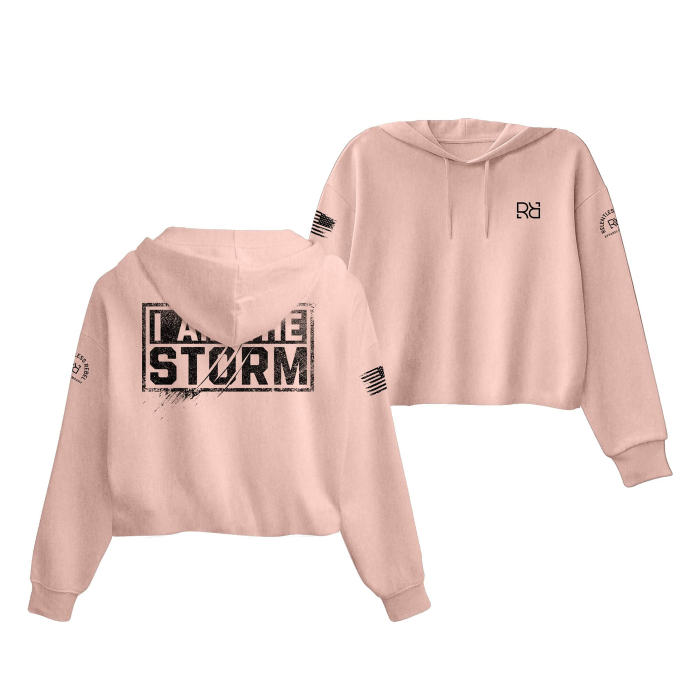 I Am the Storm | 2 | Women's Cropped Hoodie
