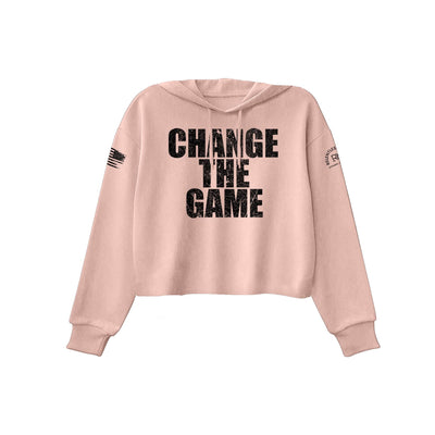 Change the Game | Front | Women's Cropped Hoodie