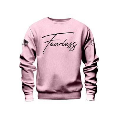 Pink Lady Fearless Front Design Sweatshirt