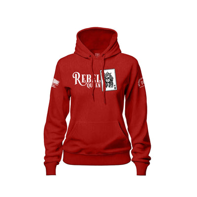 Rebel Red Women's Rebel Queen Front Design Hoodie
