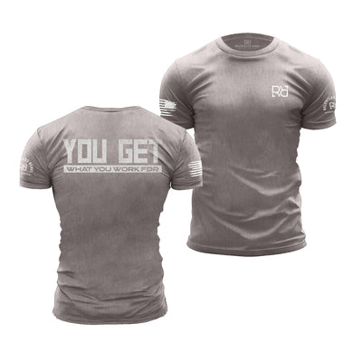 You Get What You Work For | Red | Premium Men's Tee