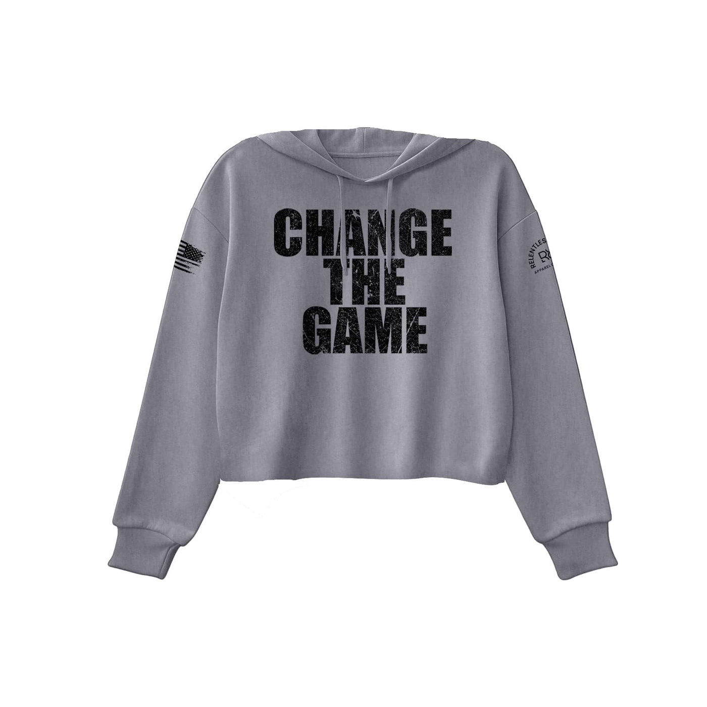 Change the Game | Front | Women's Cropped Hoodie