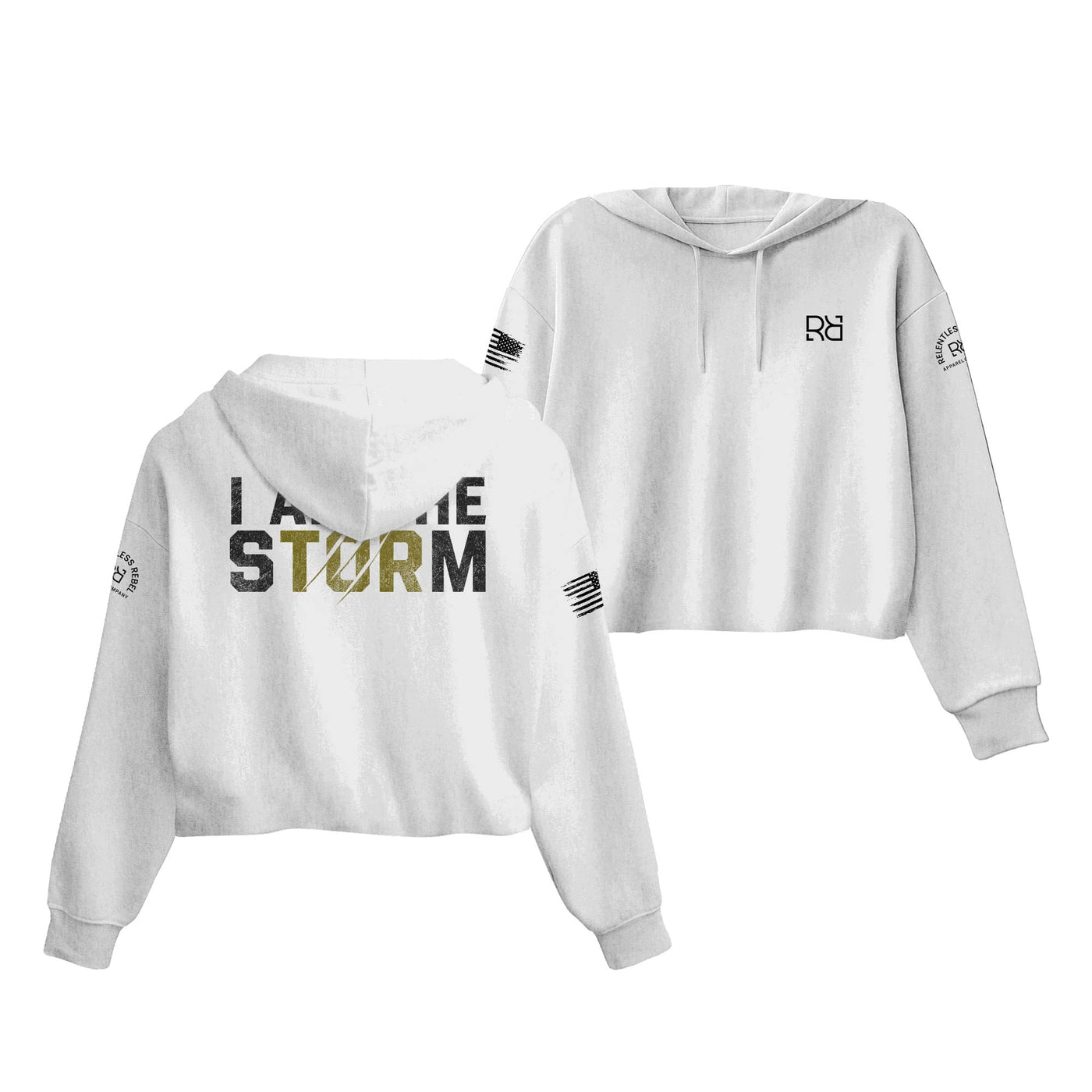I Am the Storm | Women's Cropped Hoodie