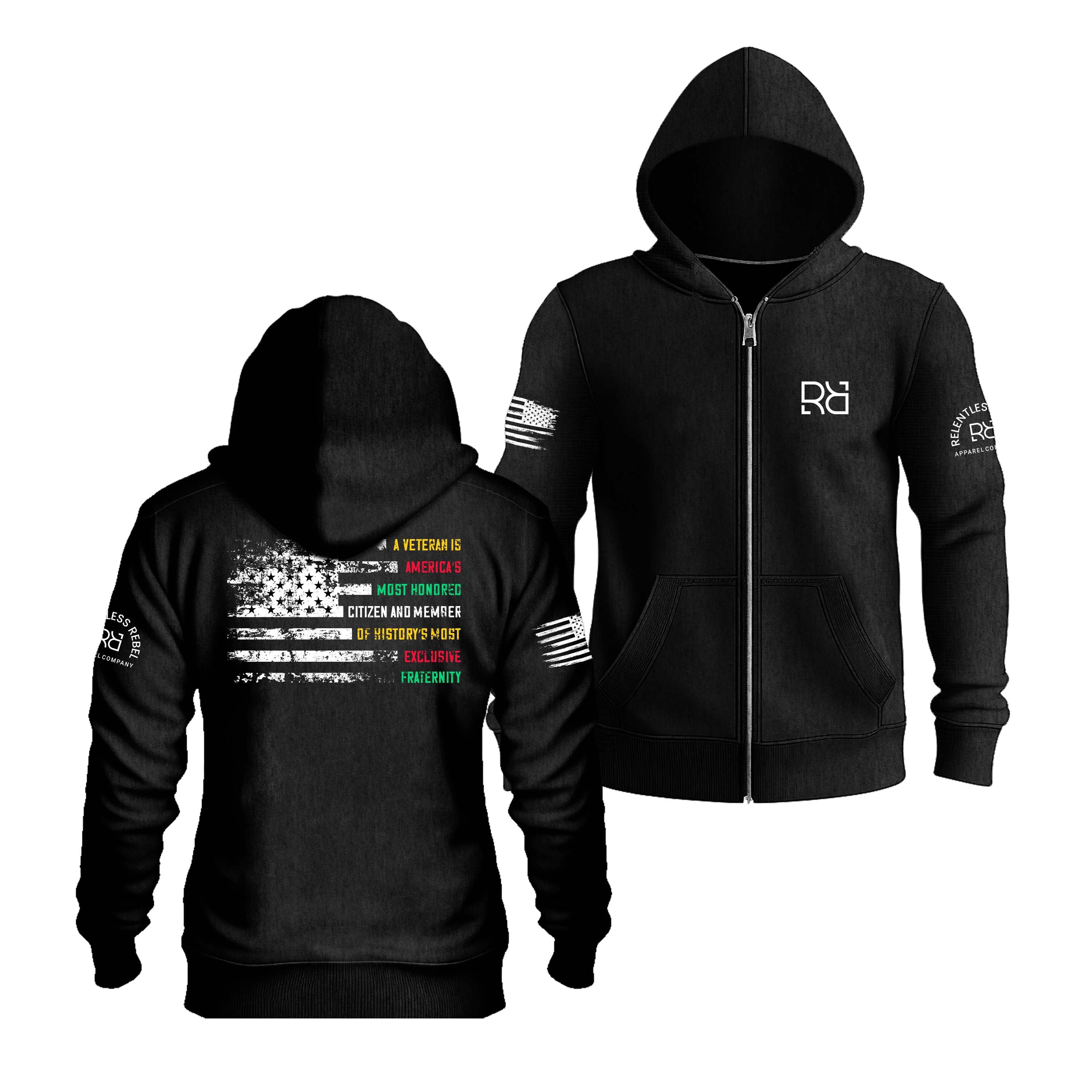 War Party Men's Zipper Hoodie