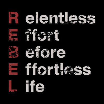 Relentless Effort Before Effortless Life | Color | Premium Men's Tee
