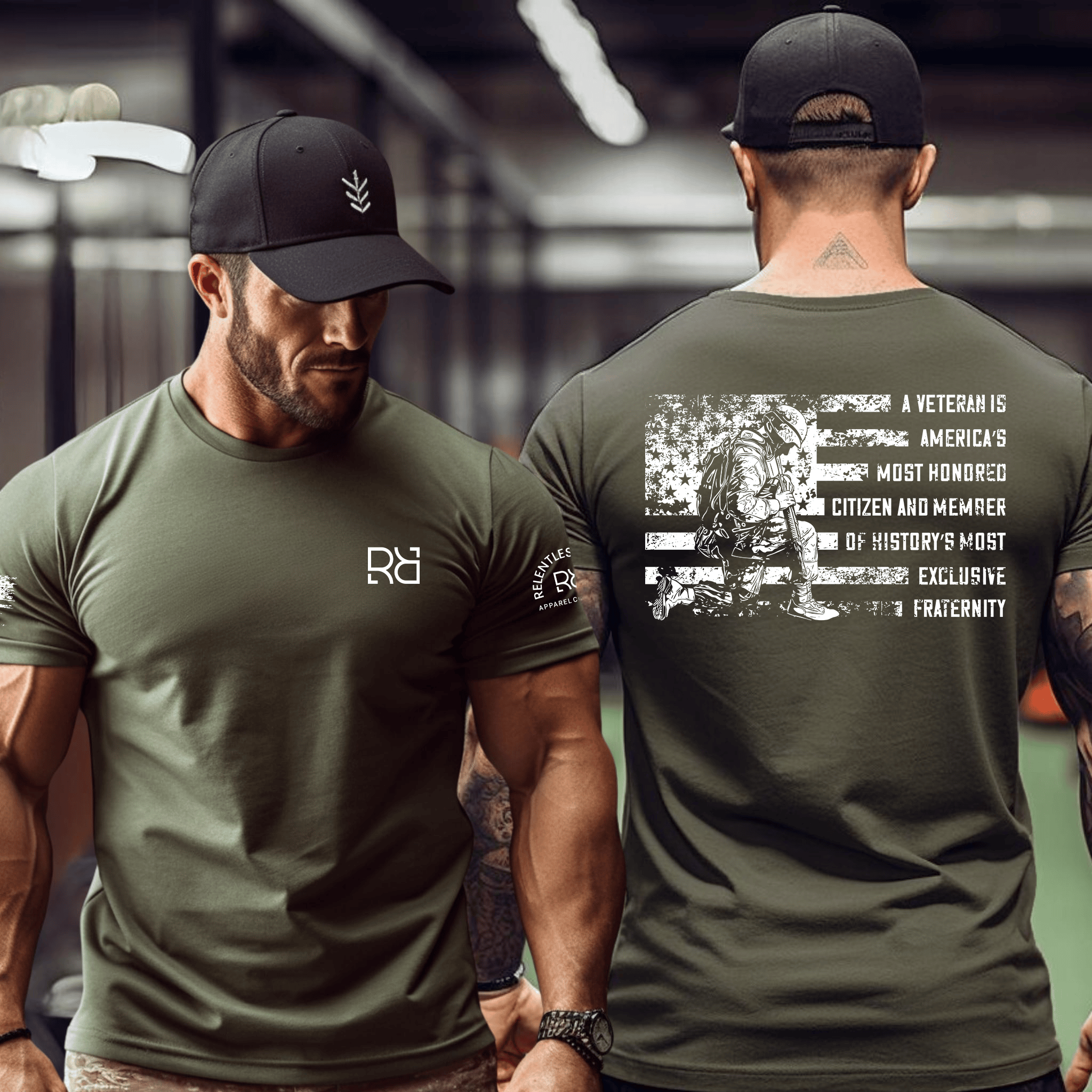 Relentless Rebel's Be Relentless back design t-shirt