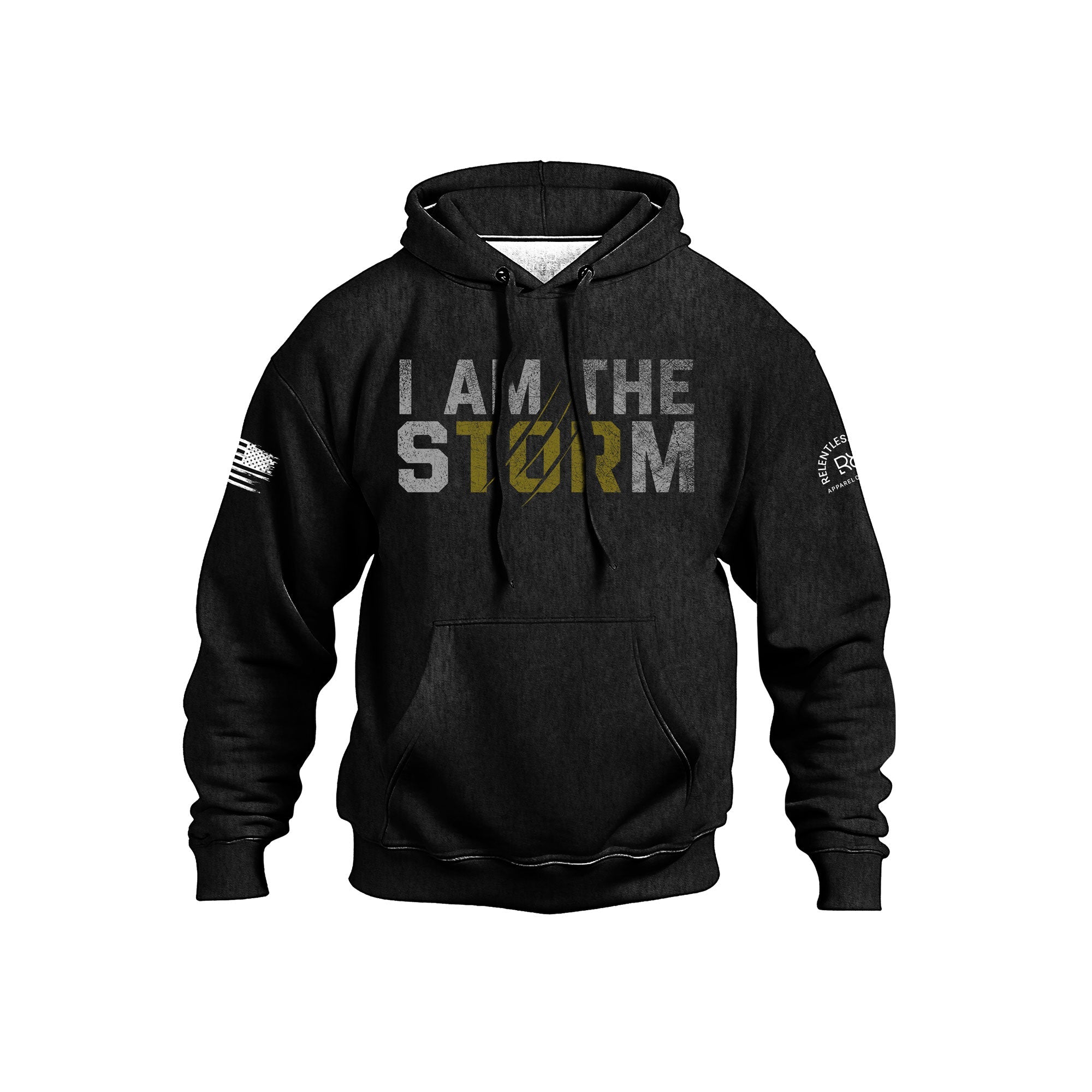 I Am The Storm front design hoodie
