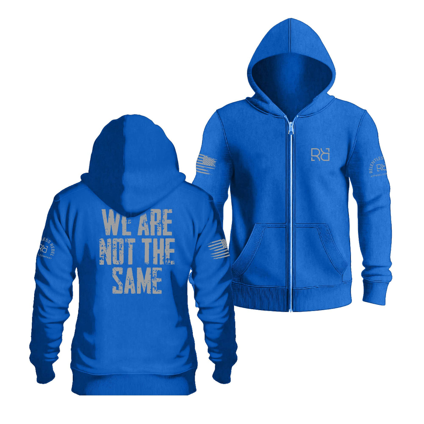 True Royal We are Not the Same | Men's Lightweight Zip Hoodie