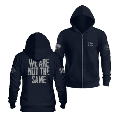 Navy We are Not the Same | Men's Lightweight Zip Hoodie