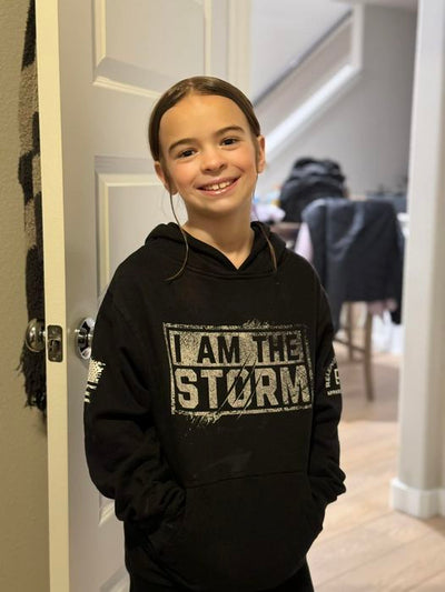 I Am the Storm | Front | Youth Hoodie