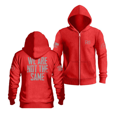 Red We are Not the Same | Men's Lightweight Zip Hoodie