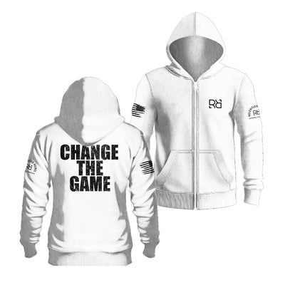 Relentless White Change The Game Zip Up Hoodie