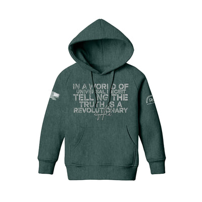 Alpine Green In A World of Universal Deceit Youth Hoodie