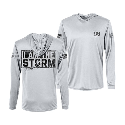 Aluminum I Am The Storm Men's Dri Fit Long Sleeve