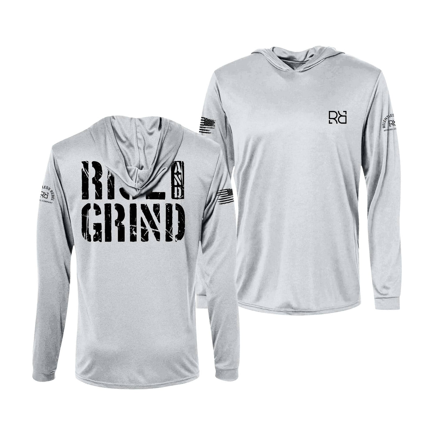 Aluminum Rise and Grind Men's Long Sleeve Dry Fit