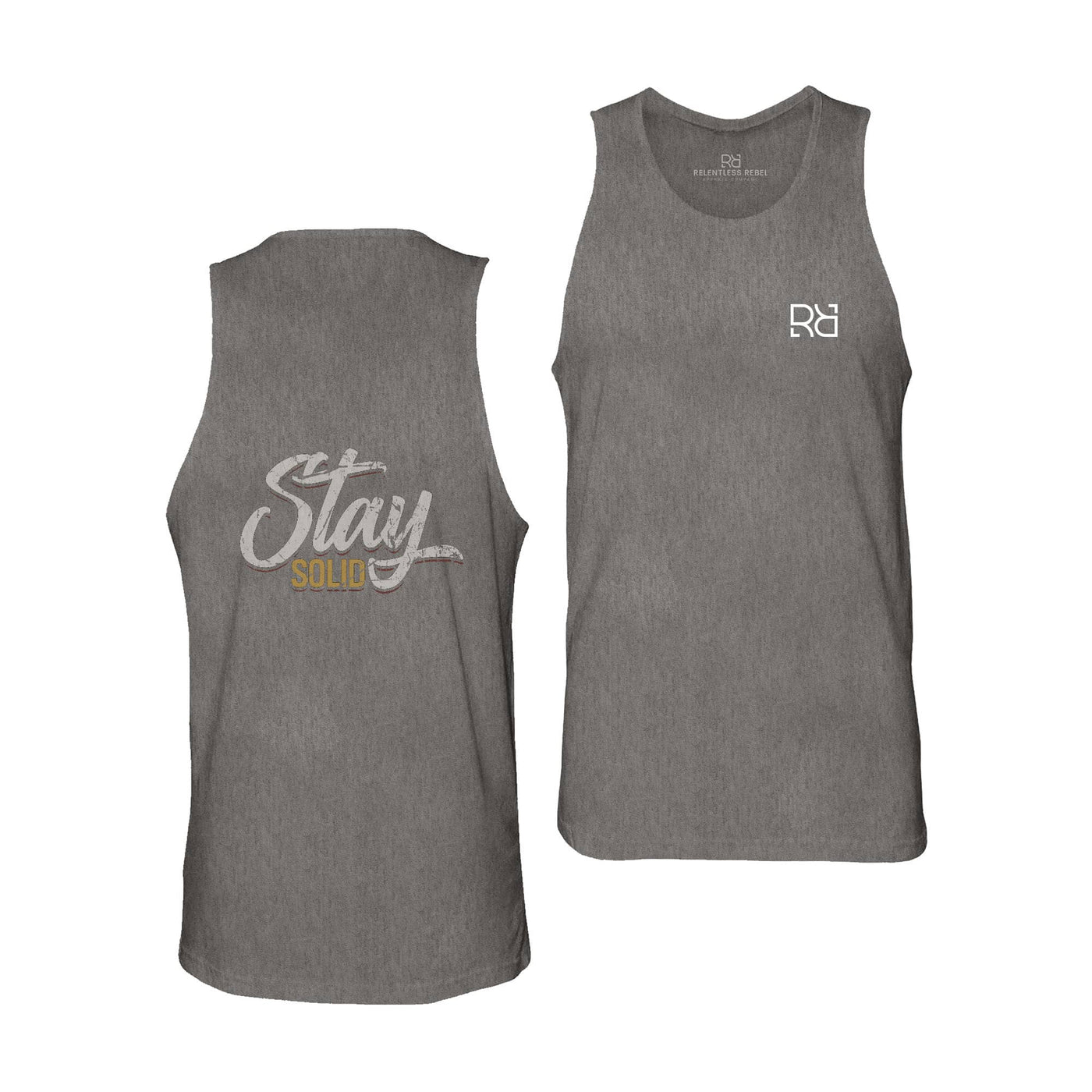 Asphalt Stay Solid Men's Tank Top