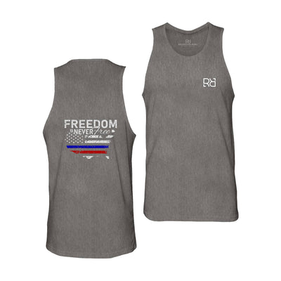 Asphalt Men's Freedom Is Never Free Back Design Tank