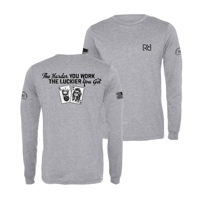 Athletic Grey The Harder You Work Men's Long Sleeve