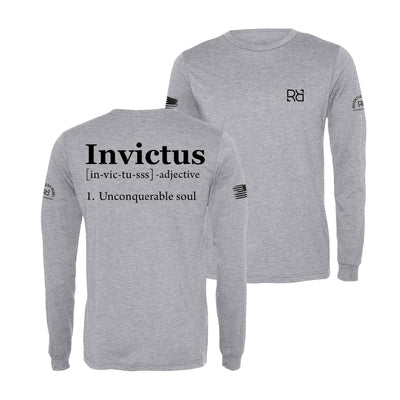 Athletic Grey Invictus Men's Dri Fit Long Sleeve