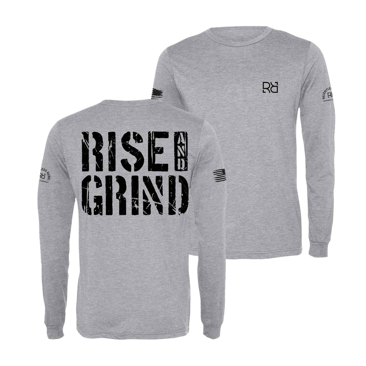 Athletic Grey Rise and Grind Long Sleeve Shirt