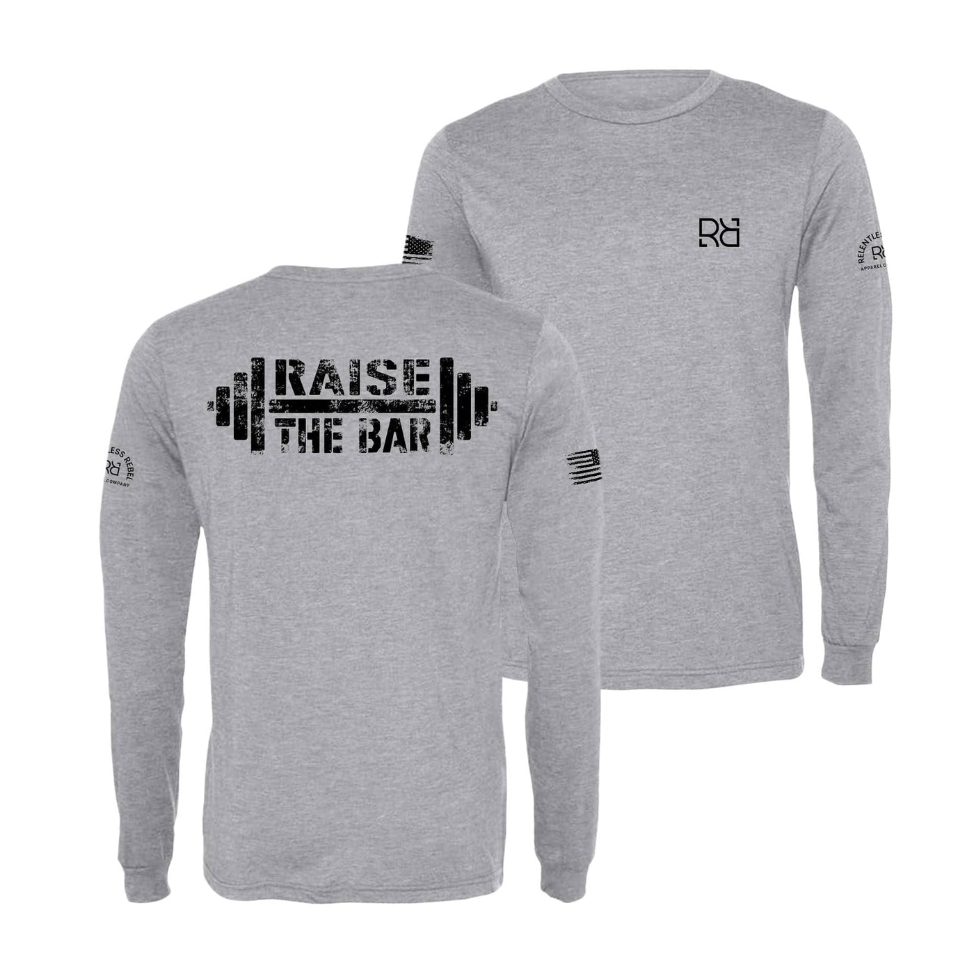 Athletic Grey Raise the Bar Long Sleeve Shirt