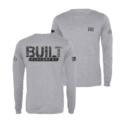 Athletic Grey Built Different Men's Long Sleeve