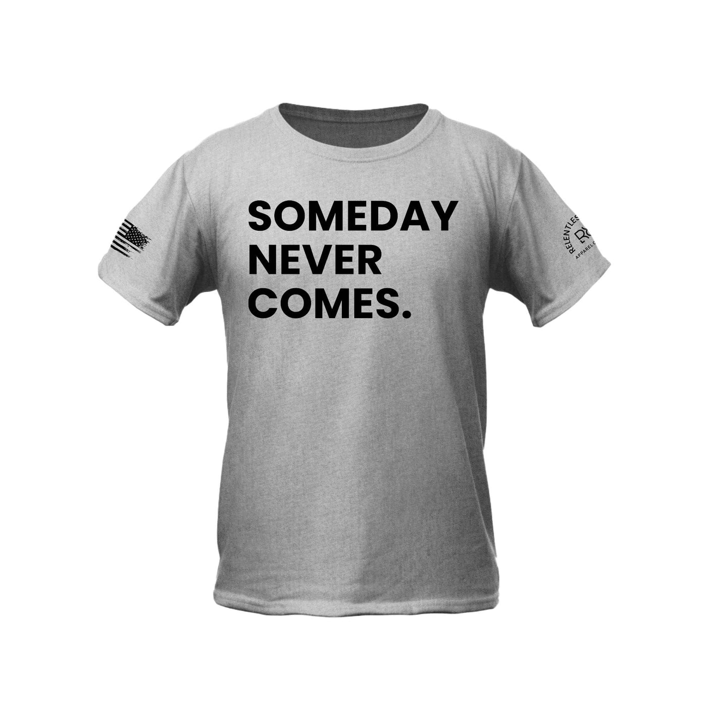 Athletic Heather Someday Never Comes Youth Tee