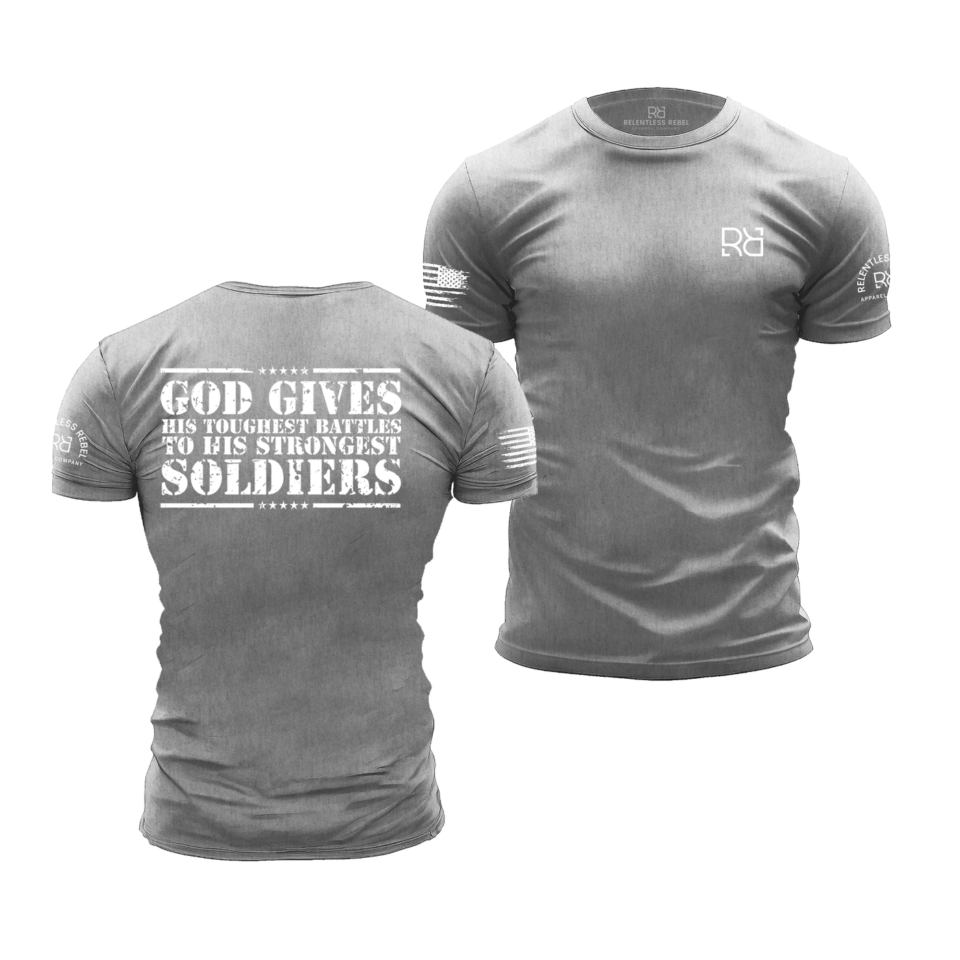 God Gives Athletic Heather Men's Tee