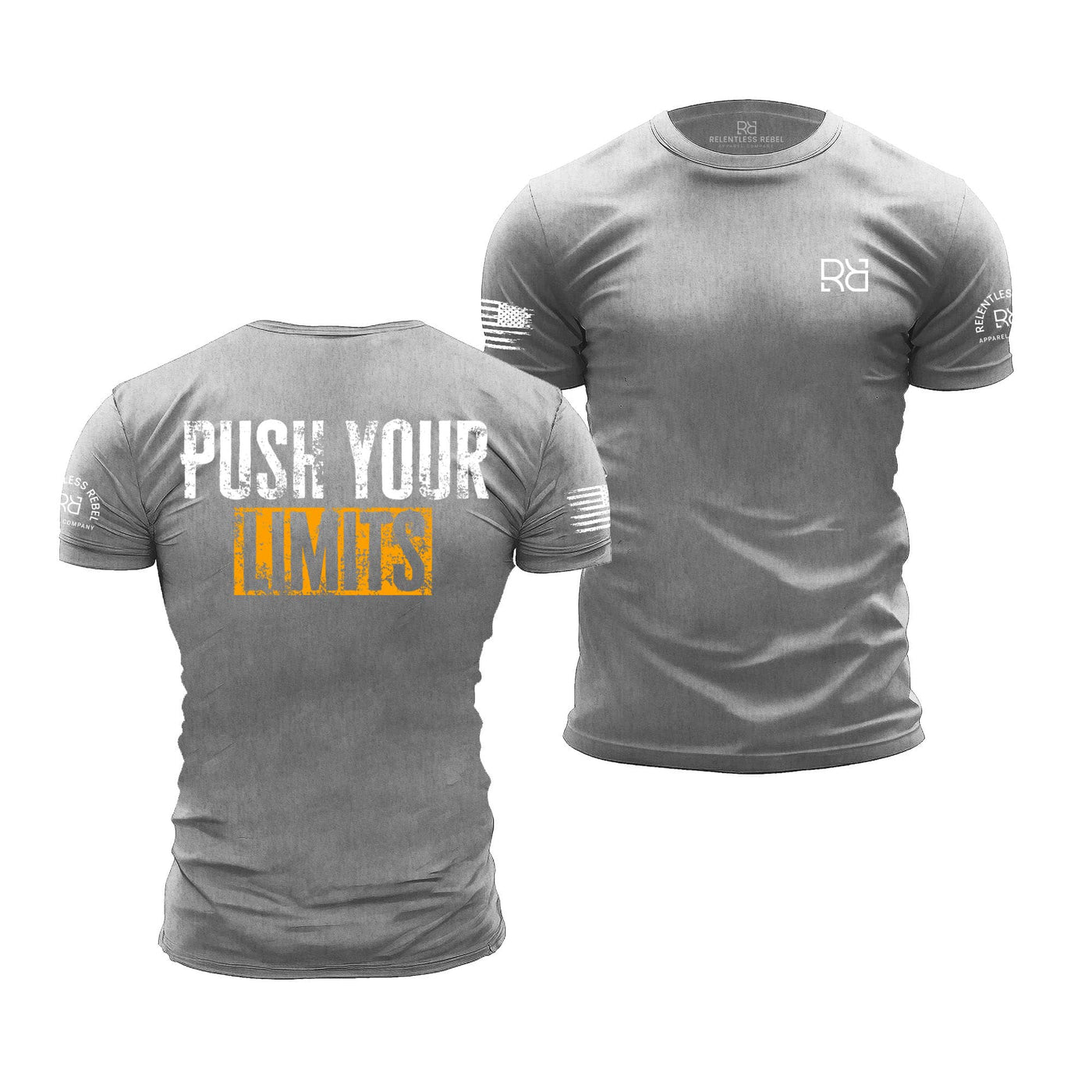 Athletic Heather Push Your Limits | Premium Men's Tee