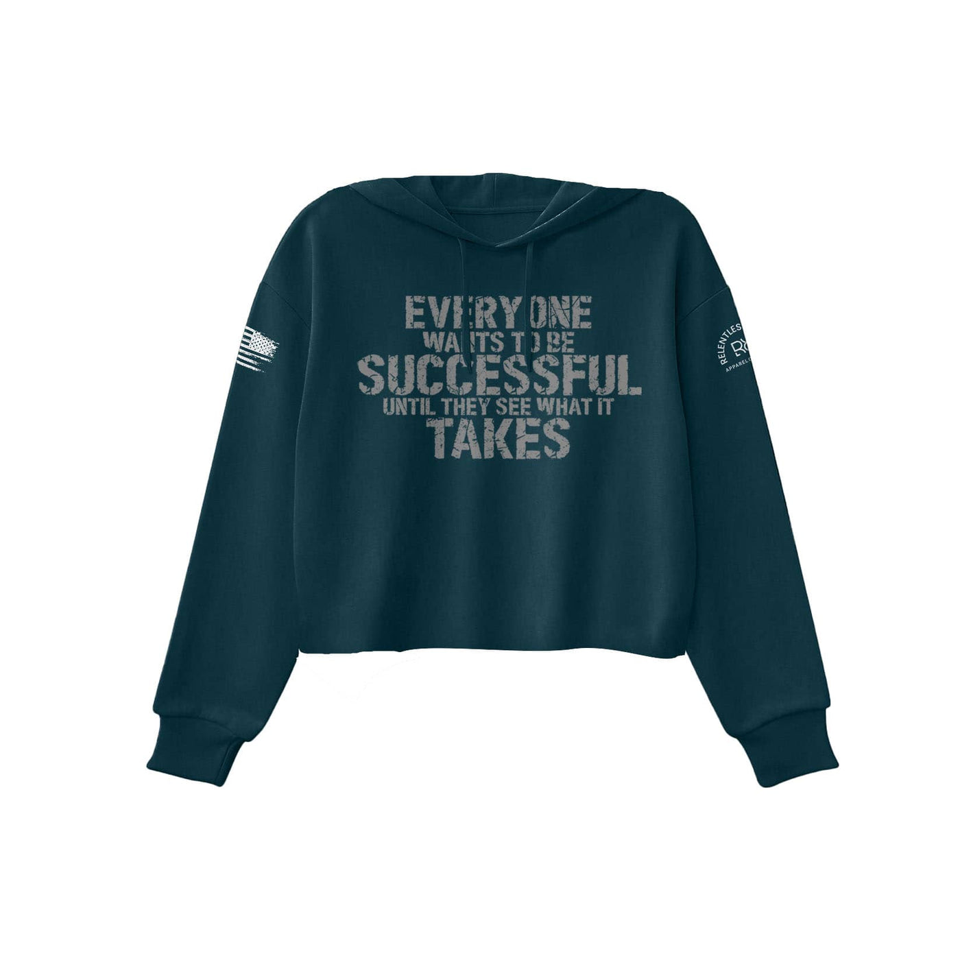 Atlantic Everyone Wants to be Successful Women's Cropped Hoodie