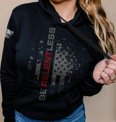 Black Be Relentless Women's Hoodie