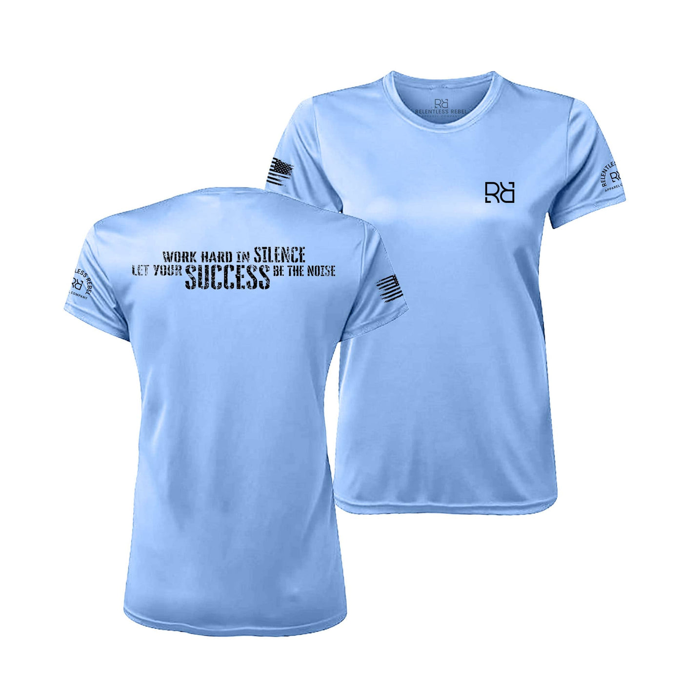 Bimini Blue Work Hard in Silence Women's Dry Fit