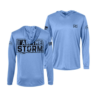 Bimini Blue I Am The Storm Men's Dri Fit Long Sleeve