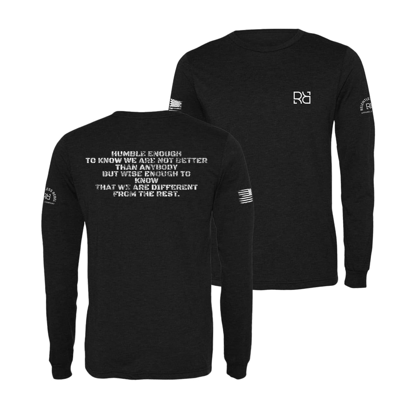 Black Humble Enough to Know Men's Long Sleeve