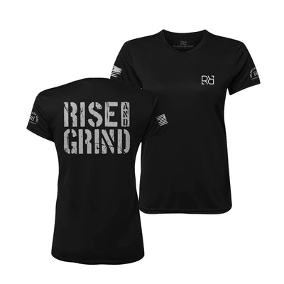 Black Rise and Grind Women's Dry Fit