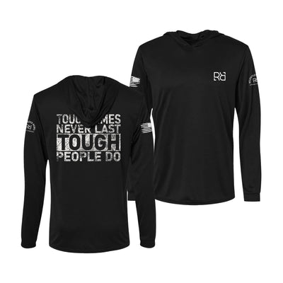 Black Tough Times Never Last... Men's Long Sleeve Dry Fit