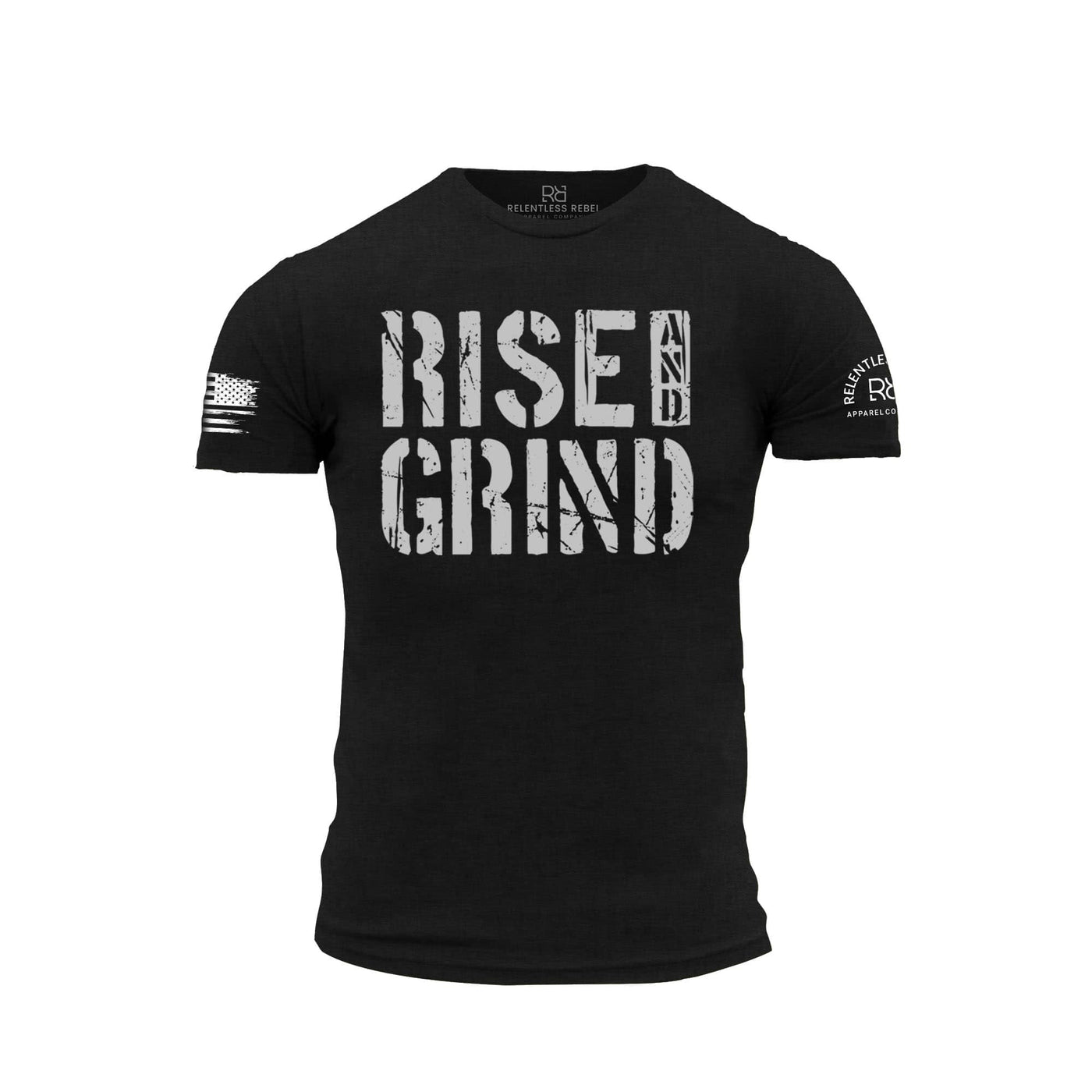 Black Rise and Grind Men's Tee