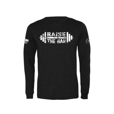 Black Raise the Bar Men's Long Sleeve Tee