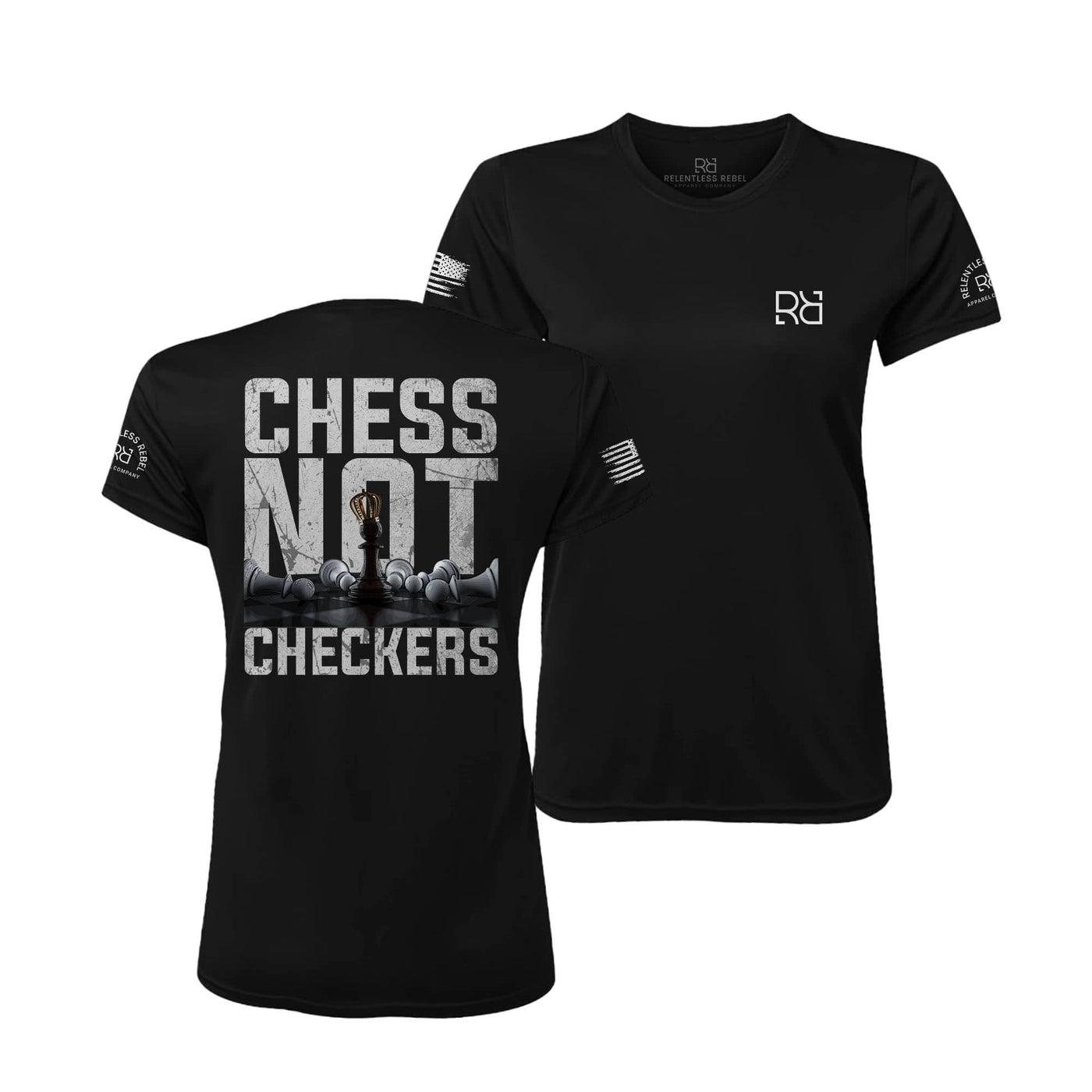 Black Chess Not Checkers Women's Dry Fit