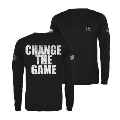 Black Change the Game Men's Long Sleeve