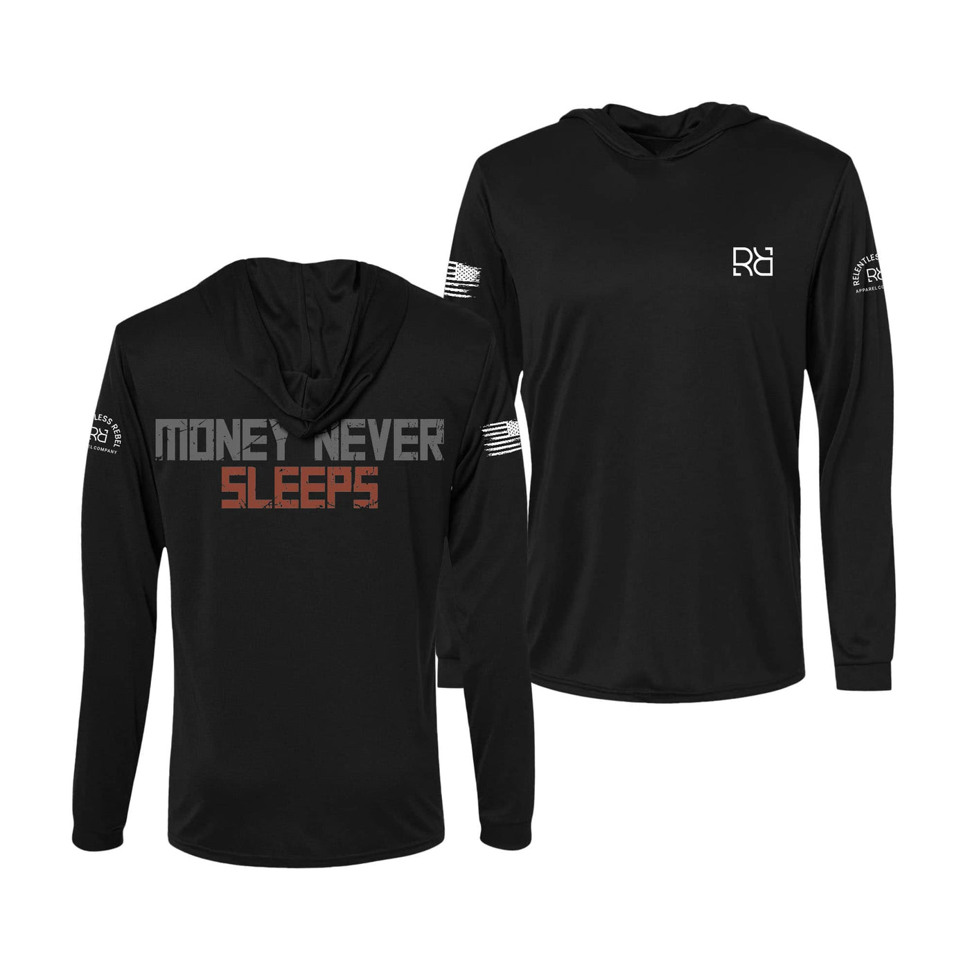 Black Money Never Sleeps Men's Dri Fit