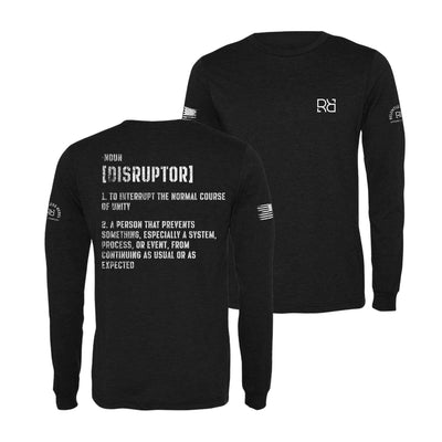 Black The Disruptor Men's Long Sleeve