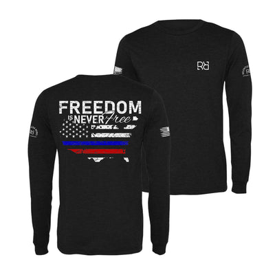 Black Freedom is Never Free Men's Long Sleeve